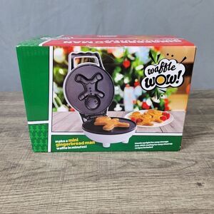 Waffle Wow! Gingerbread Man Mini‎ Waffle Maker